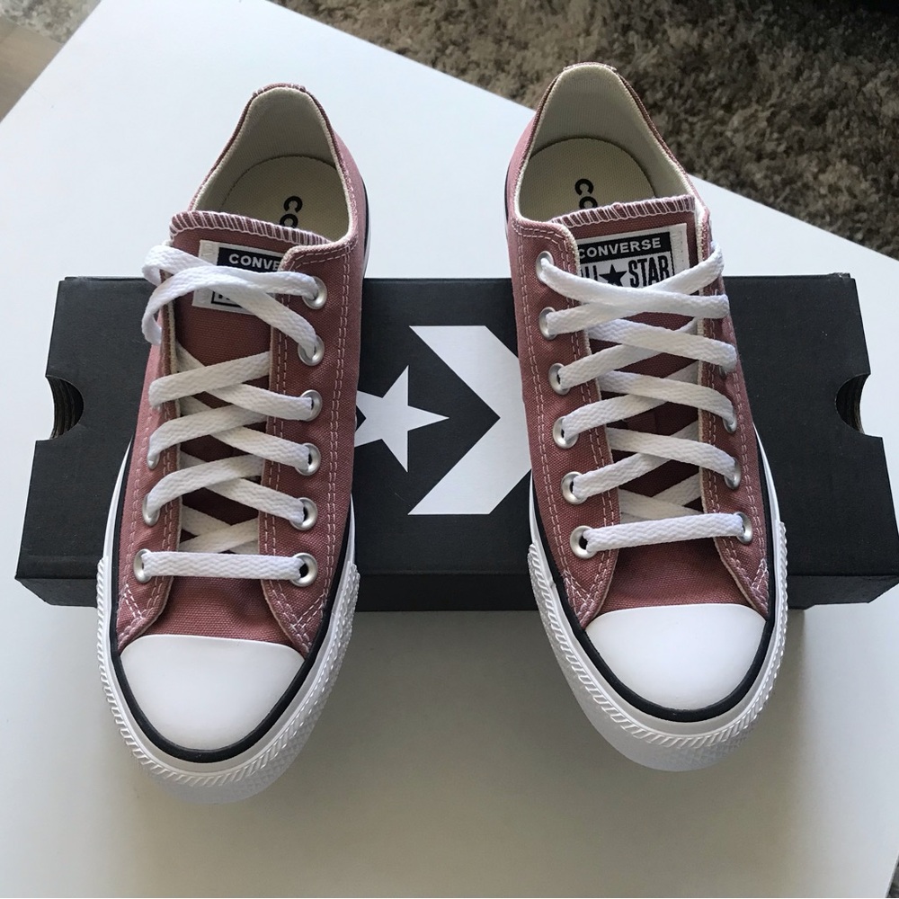 Converse Mauve Low-Top Sneakers